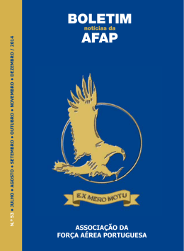 BOLETIM AFAP - For&ccedil;a A&eacute;rea Portuguesa