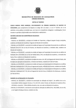 Edital n.º 30-2015 - Macedo de Cavaleiros