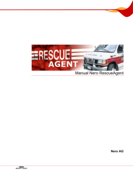 Manual Nero RescueAgent
