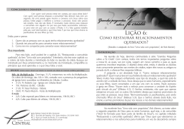 06 Como restaurar relacionamentos quebrados