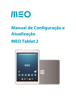 Manual de Configur Atualização MEO Tablet 2 Manual de