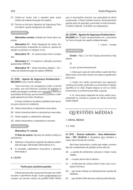 QUEST&Otilde;ES M&Eacute;DIAS - S&oacute; Concursos Livraria