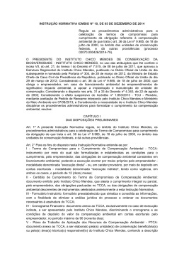 Instru&ccedil;&atilde;o Normativa ICMBio 10/2014