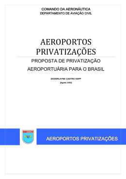 Privatização Aeroportuária