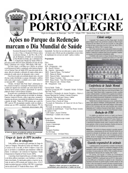di&aacute;rio oficial porto alegre