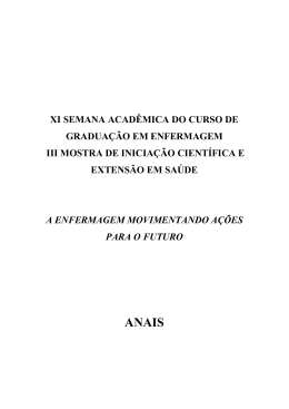 ANAIS - URI - Universidade Regional Integrada do Alto Uruguai e