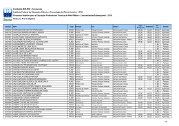 Resultado Preliminar da Prova Objetiva - Ordem