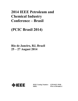 PCIC Brasil 2014 - Proceedings.com