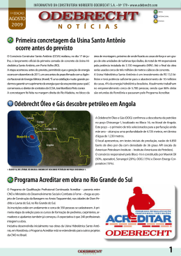 not í cias Odebrecht Óleo e Gás descobre petróleo em Angola