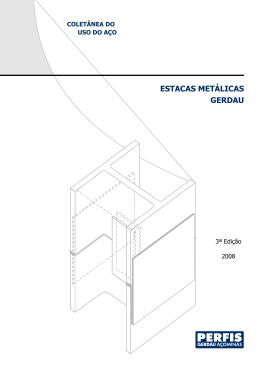 ESTACAS MET&Aacute;LICAS GERDAU