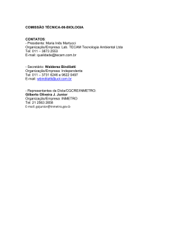 COMISS&Atilde;O T&Eacute;CNICA-06-BIOLOGIA CONTATOS