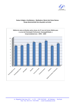 Exatus Col&eacute;gio e Vestibulares - Mediadora: Maria In&ecirc;s