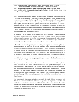 Estado, economia, cidades globais e redes digitais