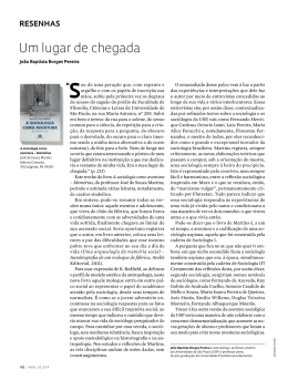 Um lugar de chegada - Revista Pesquisa FAPESP
