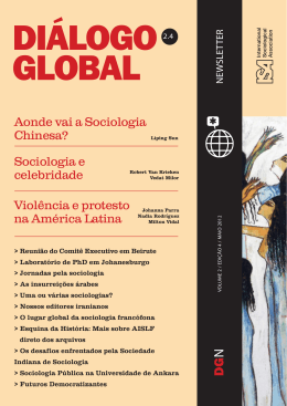 Aonde vai a Sociologia Chinesa? Sociologia e