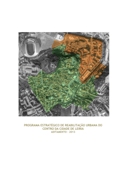Programa Estrat&eacute;gico de Reabilita&ccedil;&atilde;o Urbana do Centro Hist&oacute;rico