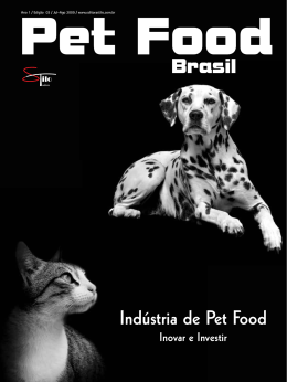 Revista Pet Food Brasil ano1, ed. 3, jul-ago 2009, p