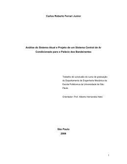 1 Carlos Roberto Ferrari Junior An&aacute;lise do Sistema Atual e