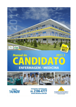 Sauda&ccedil;&otilde;es &agrave;s Candidatas e Candidatos