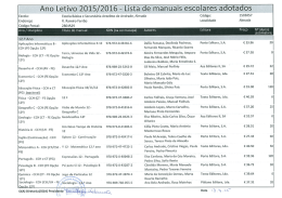 12&ordm;ano - Agrupamento de Escolas Anselmo de Andrade