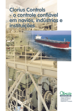 Clorius Controls - o controle confiável em navios, indústrias e