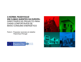 a norma passivhaus em climas quentes da europa