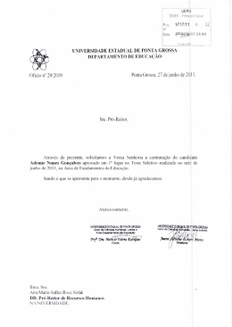 UNIVERSIDADE- ESTADUAL DE PONTA: GROSSA