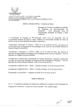 EDITAL do&acirc;/Z&uuml;l&scaron;-&Iacute;P&Iacute;?GC - Comiss&atilde;o de Bolsas