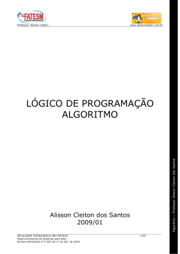 Apostila de Algoritmo