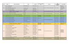 DATA HORAS OFERTA PEDAGÓGICA SALA DOCENTE ALUNO