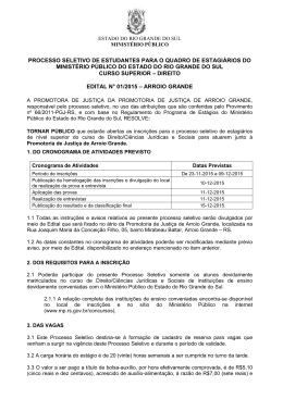 Abertura Edital