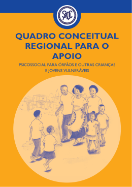 QUADRO CONCEITUAL REGIONAL PARA O APOIO