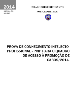 prova de conhecimento intelecto- profissional