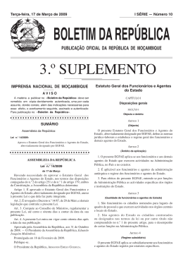 BOLETIM DA REP^BLICA
