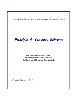 Princ&iacute;pio de Circuitos El&eacute;tricos