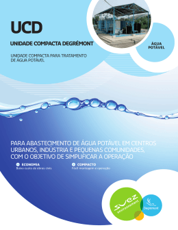 ucd - Tratamento de Água.