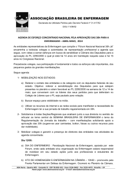 ASSOCIA&Ccedil;&Atilde;O BRASILEIRA DE ENFERMAGEM