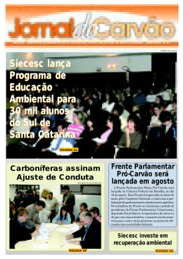 Jornal do Carv&atilde;o edi&ccedil;&atilde;o n&ordm; 27