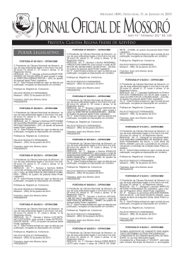jomjornal - Prefeitura Municipal de Mossor&oacute;
