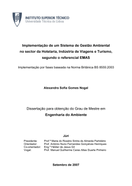 Implementa&ccedil;&atilde;o de um Sistema de Gest&atilde;o