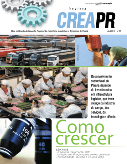 Desenvolvimento sustentável do Paraná - Revista Crea-PR