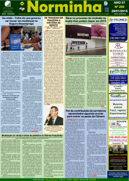ANO 07 N&ordm; 295 29/01/2015 Na m&iacute;dia