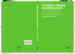 FAZENDO GêNERO EM JORNALISMO