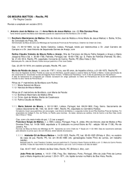 1 OS MOURA MATTOS – Recife, PE