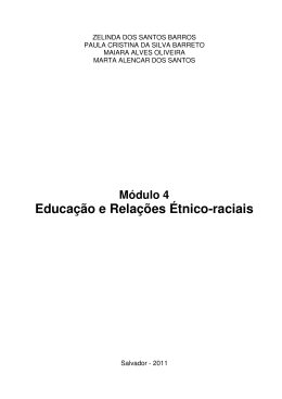 Educação e Relações Étnico-raciais