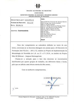 R. - Secretaria Regional Educação Recursos Humanos