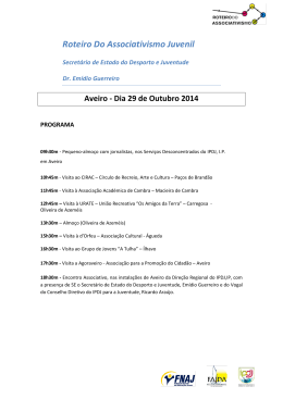Roteiro Do Associativismo Juvenil