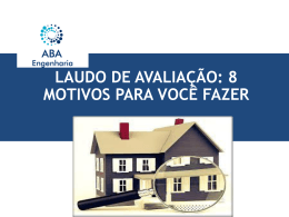 LAUDO DE AVALIA&Ccedil;&Atilde;O: 8 MOTIVOS PARA VOC&Ecirc; FAZER LOGO