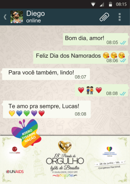 Feliz Dia dos Namorados Bom dia, amor! Para você também, lindo