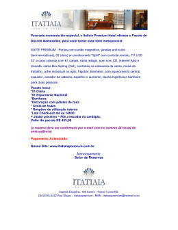 Para este momento tão especial, o Itatiaia Premium Hotel oferece o
